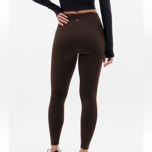 Athleta Rainier legging in Truffle brown